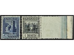 954 ** ANDORRA. Ed.28/44. SERIE COMPLETA, En General Centrajes Excelentes. Rarísima En Esta Calidad. LUJO. Cat. 4.805?. - Autres & Non Classés