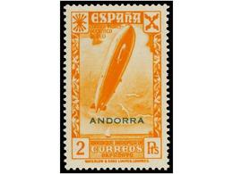 959 ** COLONIAS ESPAÑOLAS: ANDORRA. Ed.B-1/6. SERIE COMPLETA. LUJO. Cert. COMEX (fotocopia De La Hoja De Donde Procede). - Otros & Sin Clasificación