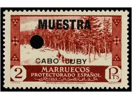 971 ** COLONIAS ESPAÑOLAS: CABO JUBY. Ed.79/84MT. JUEGO COMPLETO (6 Valores), Habilitación <B>MUESTRA</B> Y Perforación. - Sonstige & Ohne Zuordnung