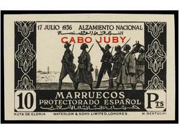 975 ** COLONIAS ESPAÑOLAS: CABO JUBY. Ed.85/101s. SERIE COMPLETA<B> SIN DENTAR.</B> LUJO. Cat. 865?. - Other & Unclassified