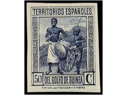 1024 **/* COLONIAS ESPAÑOLAS: GUINEA. Ed.244/50s. SERIE COMPLETA<B> SIN DENTAR.</B> MAGNÍFICA. Cat. 160?. - Other & Unclassified
