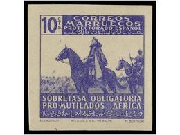 1077 ** COLONIAS ESPAÑOLAS: MARRUECOS. Ed.B-22/25s. SERIE COMPLETA<B> SIN DENTAR. </B>LUJO. Cat. 134?. - Autres & Non Classés