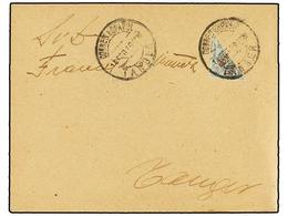 1128 COLONIAS ESPAÑOLAS: TANGER. 1919. TANGER Correo Interior. <B>20 Cts.</B> Verde Bisectado Para Ser Usado Como 10 Cts - Other & Unclassified