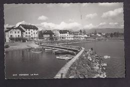 CPSM SUISSE - VERSOIX - Le Port - TB PLAN Vue Générale Du Village Détails Habitations + Pêcheurs CP Voyagée 1937 - Versoix