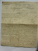 TESTAMENT MANUSCRIT 1888 LOUIS BLACHET SAINT PERAY ARDECHE PAPIER ALPHONSE BLANC VENTE VINS HUILES SAVON GENEALOGIE - Manuscripts