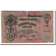 Billet, Russie, 25 Rubles, 1912-1917, KM:12b, B+ - Russie