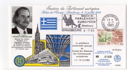 1983 - Strasbourg - Conseil De L'Europe - Présidence Grecque Du Conseil Des Ministres- Mr Yannis CHARALAMBOPOULOS - Institutions Européennes