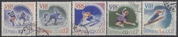 USSR 2317-2321,used,falc Hinged - Hiver 1960: Squaw Valley