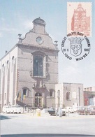 2218  TOUR  Carte MK BK Max FDC   Hotel De Ville Wavre Waver 28-6-1986 1300 Wavre - 1981-1990