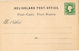 28247. Entero Postal, Post Card, HELIGOLAND 5 Pf - 3 Farth , Antiguo Estado Aleman ** - Andere & Zonder Classificatie