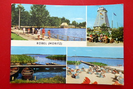 Röbel - Müritz - Seglerhafen - Jugendherberge - Mecklenburgische Seenplatte - AK DDR 1979 - Roebel