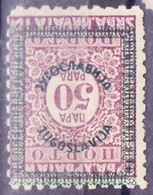 YUGOSLAVIA - JUGOSLAVIA - ERROR  INVERT... OVPT.  Mi. 69A - NORMAL Pap.  - **MNH - 1933 - Impuestos
