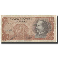 Billet, Chile, 10 Escudos, 1967, KM:143, TB - Cile