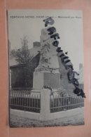 C P Fontaine Notre Dame  Monument Aux Morts - Monuments Aux Morts