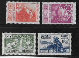 ALGERIE - 1946 - YT N° 249/252 * CHARNIERE LEGERE - COTE = 15.5 EUR. - Unused Stamps