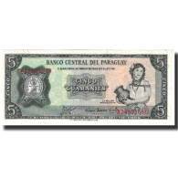 Billet, Paraguay, 5 Guaranies, 1963, KM:195a, NEUF - Paraguay