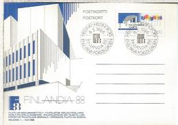 FINLANDIA ENTERO POSTAL EXPOSICION FILATELICA - Entiers Postaux