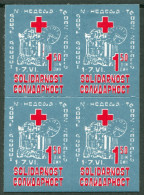 Yugoslavia 1984 Solidarity, Red Cross, Selfadhesive, Block Of 4 MNH - Portomarken