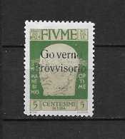 LOTE 1706   /////  (C075)    ITALIA   FIUME   YVERT Nº:  132 **MNH - Fiume