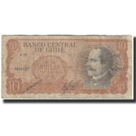 Billet, Chile, 10 Escudos, 1967, KM:143, B+ - Cile