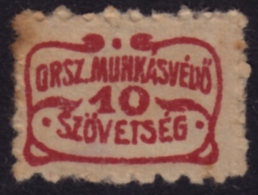 Worker Protection Association - Member Label / Vignette / Cinderella - Used - HUNGARY - Servizio