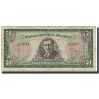 Billet, Chile, 50 Escudos, 1973, KM:140b, B+ - Chile