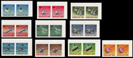 MANAMA 1968 Space Satelittes IMPERF.CORNER PAIRS:10 (20 St  [ungezähnt,non Dentelé,no Dentado,non  Dentellato,ongetande] - United States