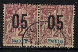 MAYOTTE        N°  YVERT    21 X 2          OBLITERE       ( O   3/06 ) - Usati