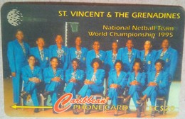 St Vincent And Grenadines Cable And Wireless 199SVDB  EC$20 " Netball Team 1995 " - Saint-Vincent-et-les-Grenadines