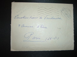 DEVANT OBL.MEC.22-1 1960 FEIGNIES NORD (59) Griffe SERVICE DES COLIS POSTAUX + A TAXER - 1859-1959 Covers & Documents