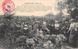 54-GERBEVILLER-COMMEMORATION DES 24 ET 30 AOUT 1914 - Gerbeviller