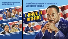 Niger 2018, Martin Luther King, 4val In BF+BF - Martin Luther King