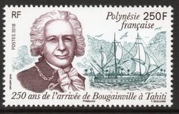 Polynésie Française 2018 - 250 Ans De L'arrivée De Bougainville à Tahiti - 1 Val Neufs // Mnh - Nuevos