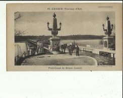 Transports Par CANAUX _ Pont-Canal De Briare  -Loiret -Bateau Tiré Par 2 Chevaux _G  F  24 X 14 - Autres & Non Classés