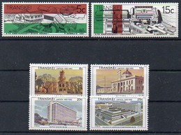 Transkei 1981, 1982  MiNr. 96/ 97+ 111/ 114  **/ Mnh  ; Gebäude In Der Stadt Umtata - Transkei