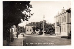Yvonand - Poste Et Hôtel De Ville - Non Circulée - Yvonand