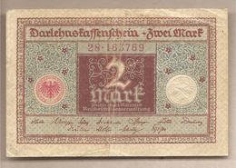 Germania Ufficio Del Debito Nazionale - Banconota Circolata Da 2 Marchi P-60 - 1920 - Administración De La Deuda