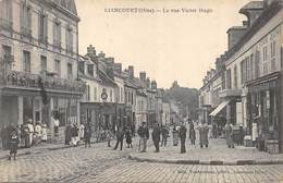 CPA 60 LIANCOURT LA RUE VICTOR HUGO Belle Animation Plan Peu Frequent - Liancourt