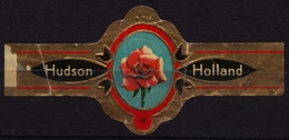 ROSE Flower - HUDSON - Netherlands - CIGAR CIGARS Label Vignette - Labels