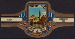 Edam City Hall Town - Derk De Vries - Netherlands - CIGAR CIGARS Label Vignette - Etichette