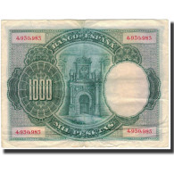 Billet, Espagne, 1000 Pesetas, 1925-07-01, KM:70a, TTB - 1000 Pesetas