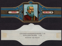 Olivier Van Noort Netherlands - Explorers Ontdekkingsreizigers Belgium DON DIAZ Sigaren CIGAR CIGARS Label Vignette - Etiketten