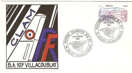 France - 1981 - Portes Ouvertes BA107  - Velizy-Villacoublay - CLAM - PA 54 - Mirages - Correo Aéreo Militar