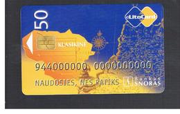 LITUANIA (LITHUANIA) -  2000 SNORAS BANK  - USED - RIF. 10739 - Publicité