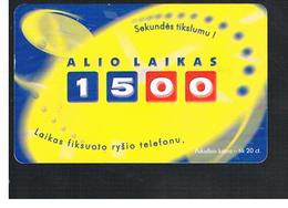 LITUANIA (LITHUANIA) -  2001 1500   - USED - RIF. 10742 - Litauen