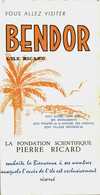 Bendor   L Ile Ricard  Fondation Scientifique Pierre Ricard - Tourism Brochures