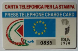 ITALY - Magnetic - SIP - Press Telephone Charge Card - Italia - 1990 - Used - Altri & Non Classificati