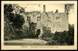 CP   Berneau   ---    Château Longchamps  --  Détruit Par Les Boches En 1914 - Dalhem