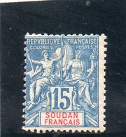 SOUDAN 1894 * - Unused Stamps