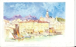 06   E  Lessieux    MENTON   -  LE PORT - Lessieux